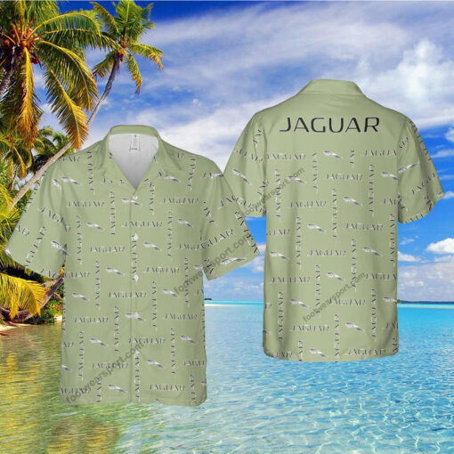 Jaguar Car Racing Brand Palm Brand New 3D Hawaiian Shirt For Men And Women