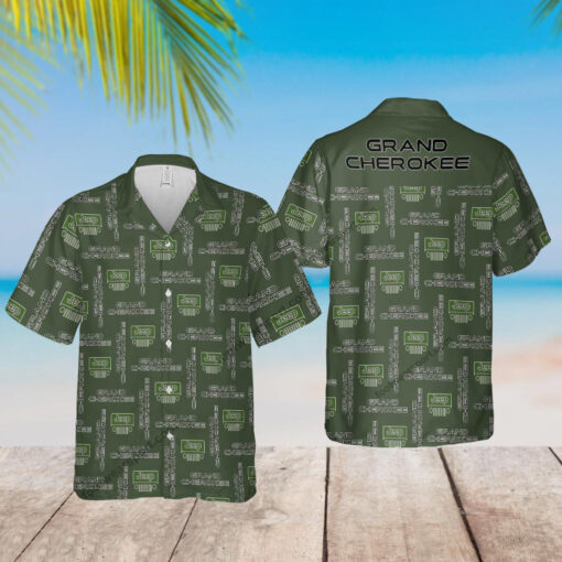 Jeep Grand Cherokee Car Racing Brand Paradise Brand New Beach Hawaiian Shirt Men And Women Gift