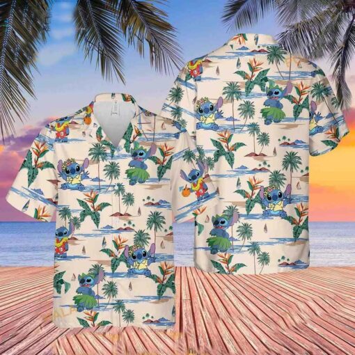 Lilo And Stitch Disney Aloha Ohana Disney Hawaiian Shirt