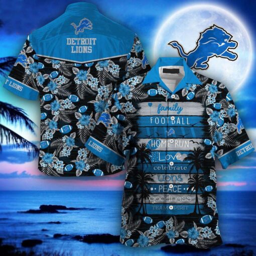 [LIMITED] Detroit Lions NFL Hawaiian Shirt, New Gift For Summer