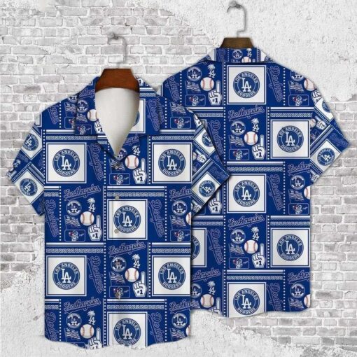 Los Angeles Dodgers Blue Bandana Print MLB Hawaiian Shirt – Dodgers Tropical