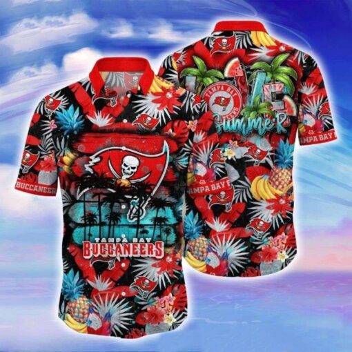 Love Summer Tampa Bay Buccaneers Aloha Spirit NFL Hawaiian Shirt