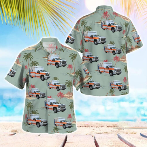 Moultrie, Georgia, Colquitt County EMS Aloha Hawaiian Shirt