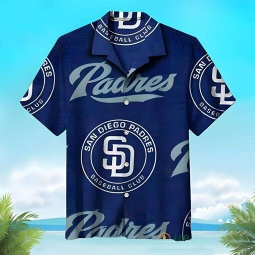 Navy Pride – San Diego Padres Official Club Aloha Shirt