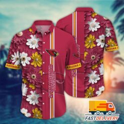 NFL Arizona Cardinals Hawaiian Shirt Style Surfing Gift For Fans Football Lover