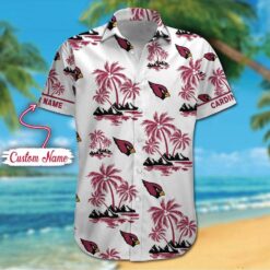 NFL Arizona Cardinals Palm Tree Tropical Summer Hawaiian Shirt