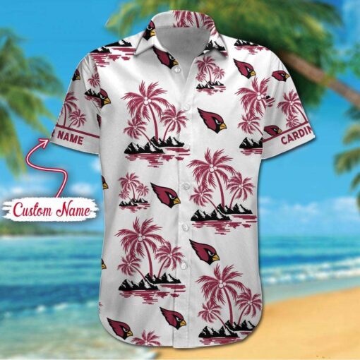 NFL Arizona Cardinals Palm Tree Tropical Summer Hawaiian Shirt