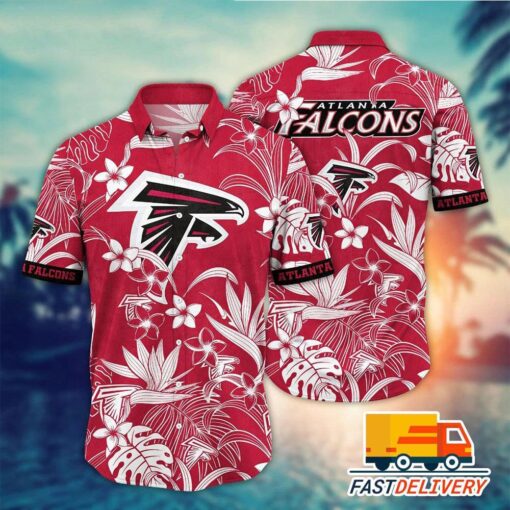 NFL Atlanta Falcons Hawaiian Shirt Style New Flower Gift For Fans Football Lover