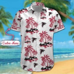 NFL Atlanta Falcons Palm Tree Tropical Summer Hawaiian Shirt