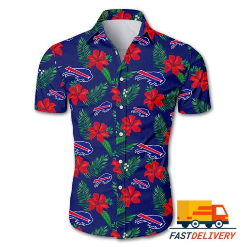 NFL Buffalo Bills Hawaiian Shirt Flower Gift For Fans Football Lover