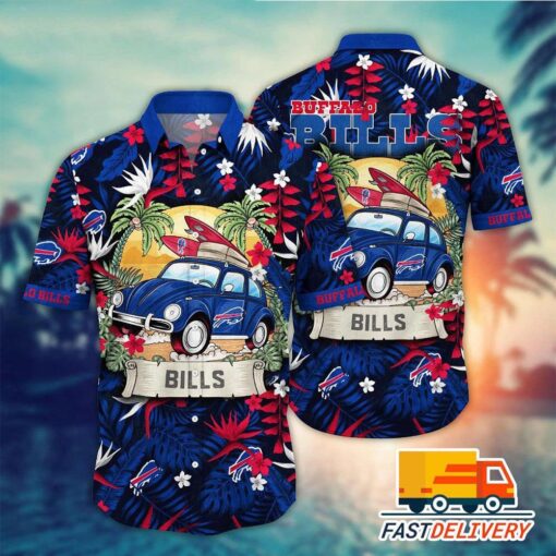 NFL Buffalo Bills Hawaiian Shirt Style Vacation Gift For Fans Football Lover