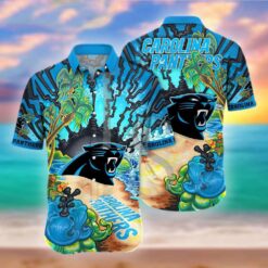 NFL Carolina Panthers Aloha Island Unisex Hawaiian Shirt