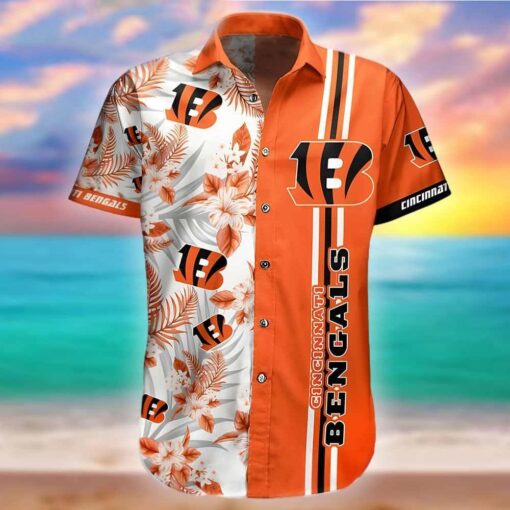 NFL Cincinnati Bengals Flower Hawaiian Shirt Gift For Fans