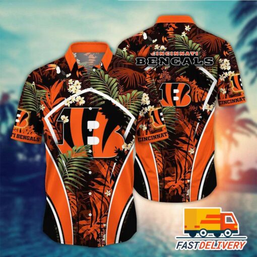 NFL Cincinnati Bengals Hawaiian Shirt Style#5 Gift For Fans Football Lover