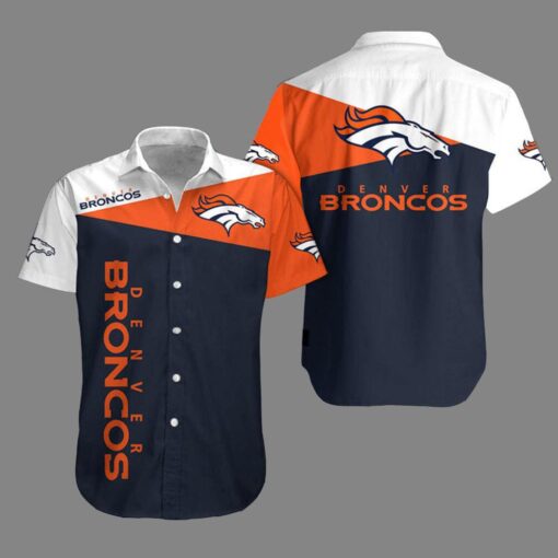 NFL Denver Broncos Hawaiian Shirt Gift For Fans Football Lover