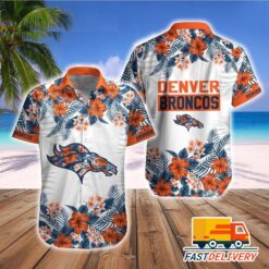 NFL Denver Broncos Hawaiian Shirt Style#4 Gift For Fans Football Lover