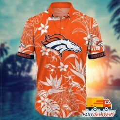 NFL Denver Broncos Hawaiian Shirt Tropical Gift For Fans Football Lover