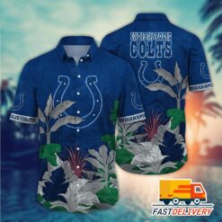 NFL Indianapolis Colts Hawaiian Shirt Tropical Atmosphere Gift For Fans Football Lover