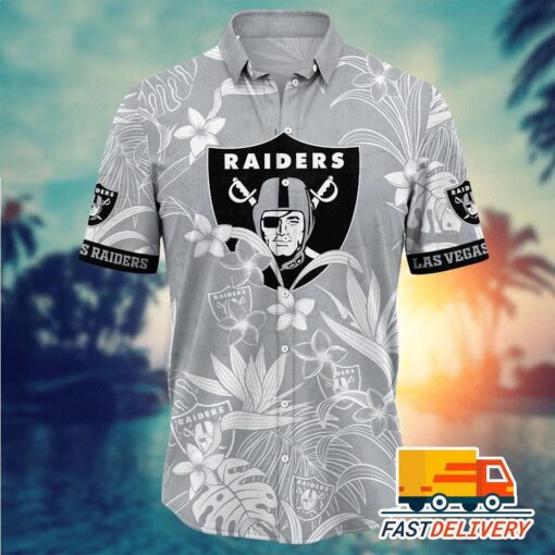 NFL Las Vegas Raiders Hawaiian Shirt Style#4 Gift For Fans Football Lover