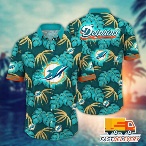 NFL Miami Dolphins Hawaiian Shirt Style#4 Gift For Fans Football Lover