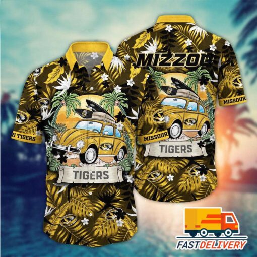 NFL Missouri Tigers Hawaiian Shirt Vacation Gift For Fans Football Lover