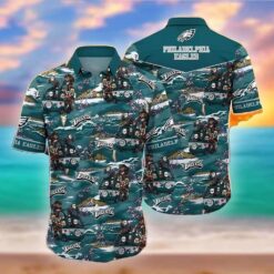 NFL Philadelphia Eagles Halloween Characters Hawaiian Shirt