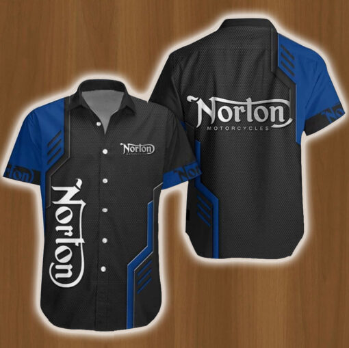 Norton Logo Car Hawaiian Shirt Gift Ideas