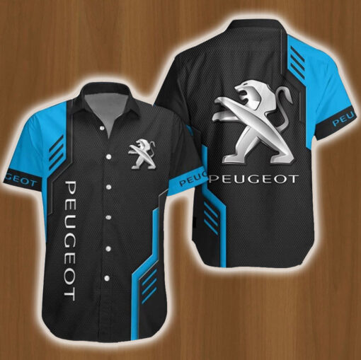 Peugeot Logo Car Hawaiian Shirt Gift Ideas