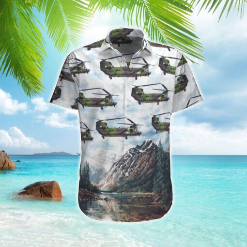 RCAF CH-147 Chinook Hawaiian Shirt Beach Summer Shirt For Fans