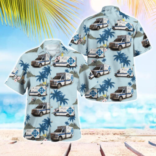 Reno County EMS Beach Hawaiian Shirt Summer Gift