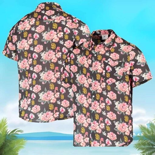 San Diego Padres Hawaiian Shirt – Floral Edition