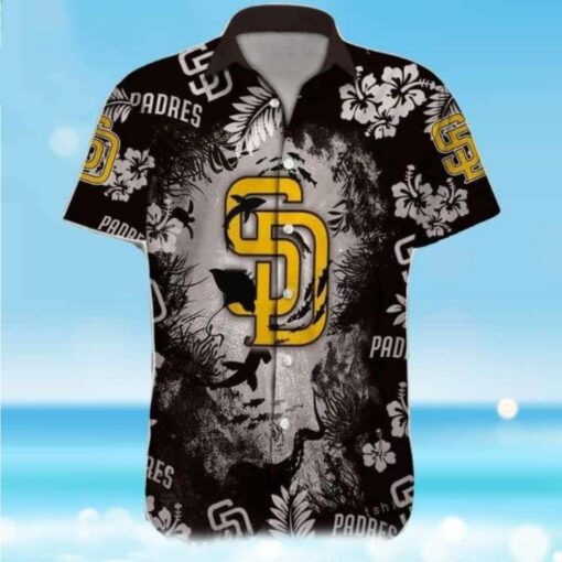 San Diego Padres Tropical Hawaiian Shirt With Majestic Ocean Views