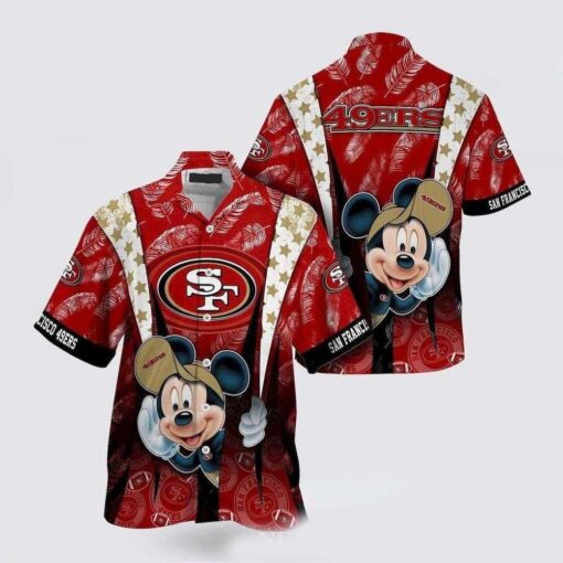 San Francisco 49ers Hawaiian Shirt – Mickey’s Tropical Touchdown