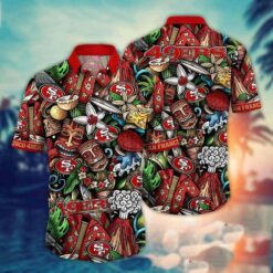 San Francisco 49ers Mystical Tiki Adventure Aloha Shirt