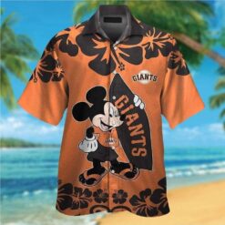 San Francisco Giants Aloha Shirt – Mickey Mouse Surfboard Edition