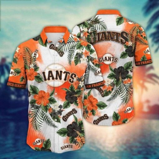 San Francisco Giants White Tropical Retreat – Hibiscus Dream Shirt