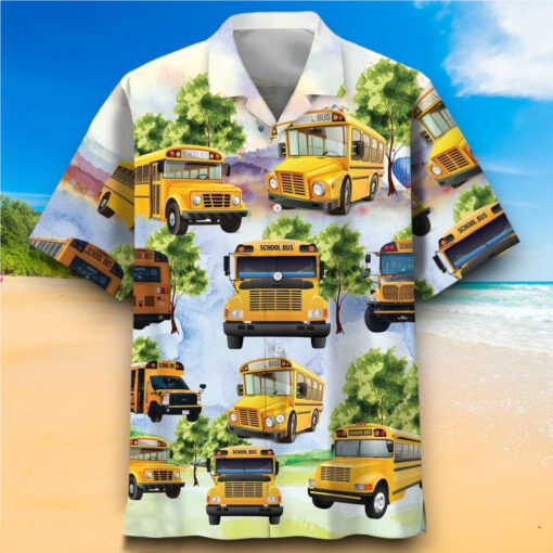 School Bus Drive Hawaiian Shirt Special Gift For Men Women