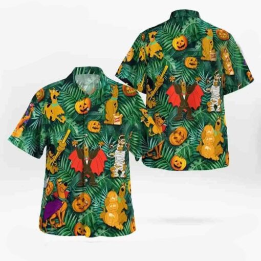 Scooby Doo Funny Hawaiian Shirt Halloween Gift For Beach Lovers