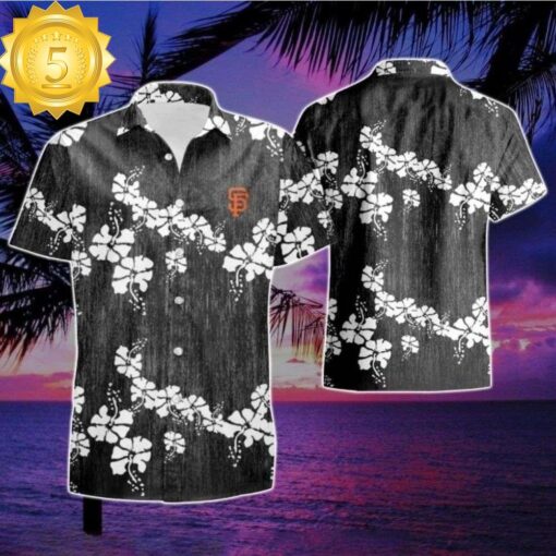 SF Giants Orange Blossom Hawaiian Shirt – Floral Pitch