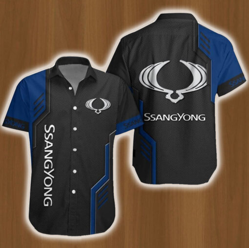 SsangYong Motor Logo Car Hawaiian Shirt Gift Ideas