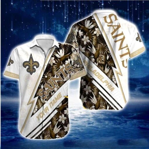 Starry Night New Orleans Saints Personalized Hawaiian Shirt