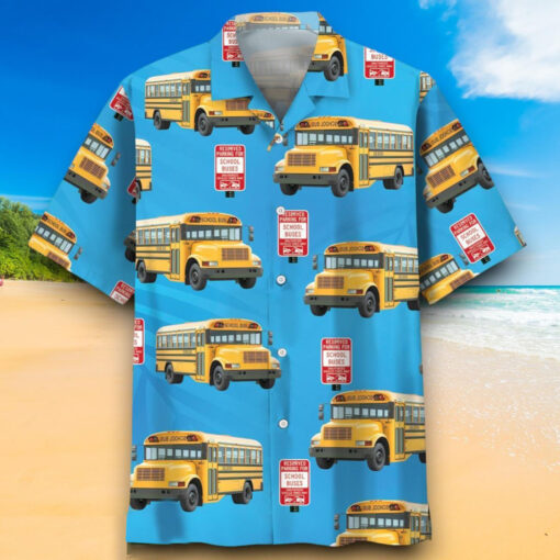 Stop School Bus Hawaiian Shirt Special Gift For Men Women