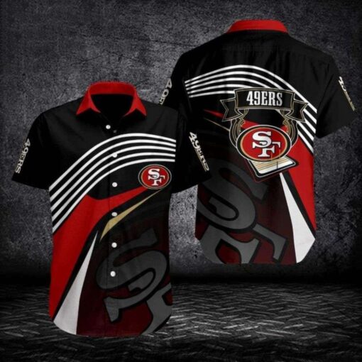 Streamline San Francisco 49ers Hawaiian Shirt – Modern Waves