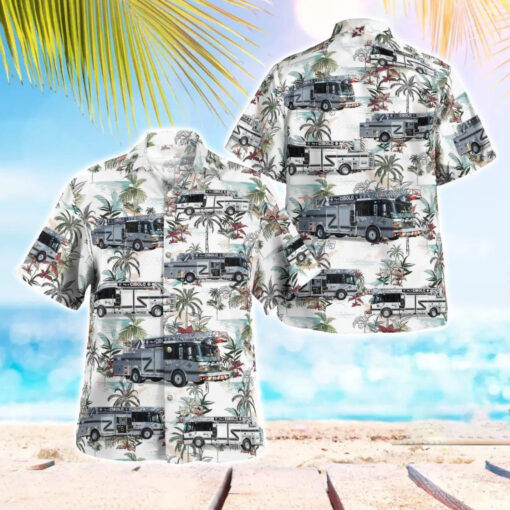 Texas, Cibolo Fire Department 3D Summer Aloha Hawaiian Shirt