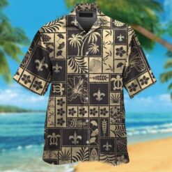 Tiki Patterns New Orleans Saints Aloha Spirit NFL Shirt