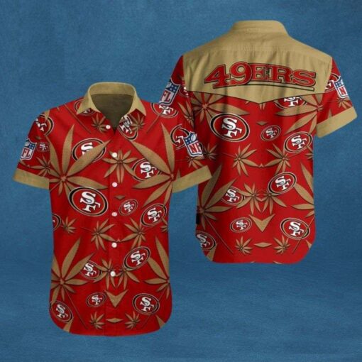 Tropical Touchdown 49ers Hawaiian Shirt – Golden State Flora