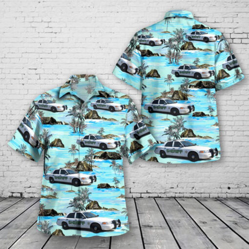 Visalia, California, Tulare County Sheriffs Vehicles Hawaiian Shirt